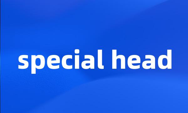 special head