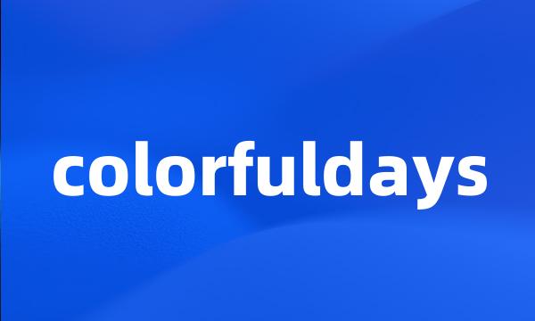 colorfuldays