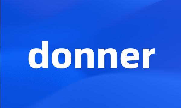 donner