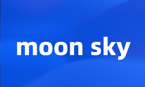 moon sky