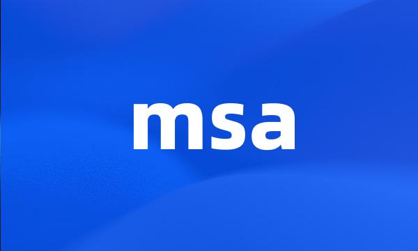 msa