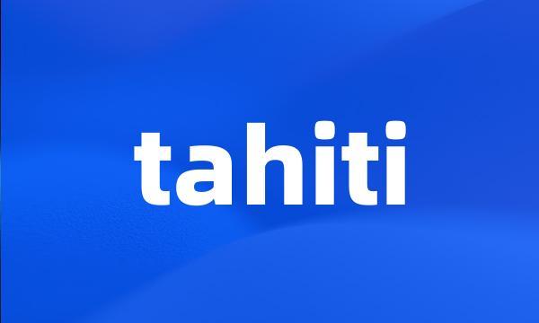 tahiti