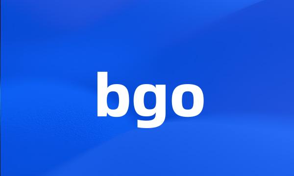 bgo