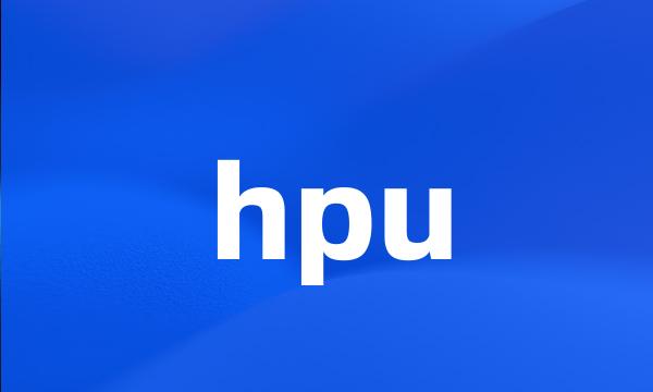 hpu