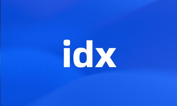 idx