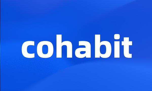 cohabit