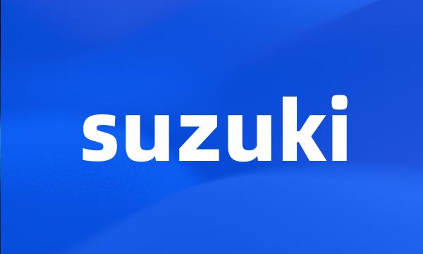 suzuki