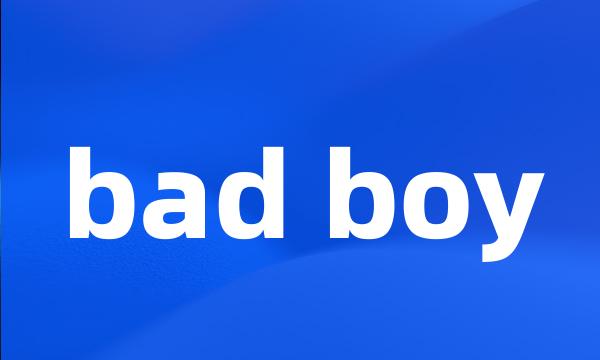 bad boy