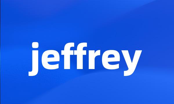 jeffrey