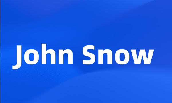 John Snow