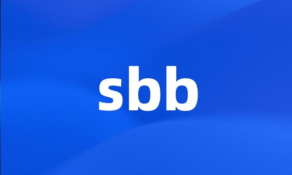 sbb