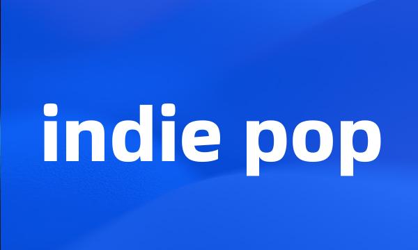 indie pop