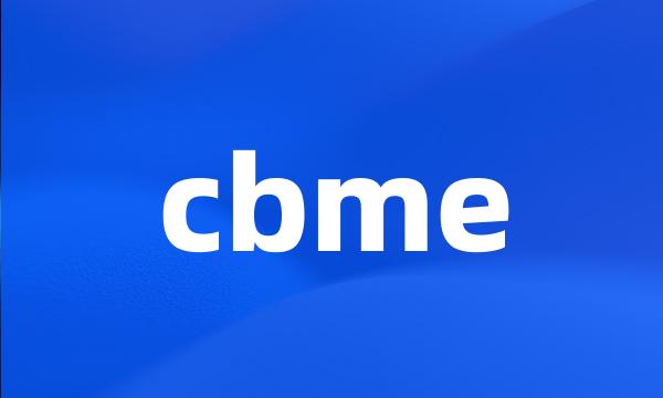 cbme