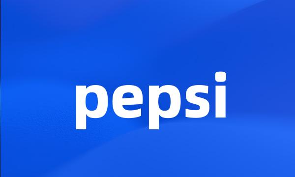 pepsi