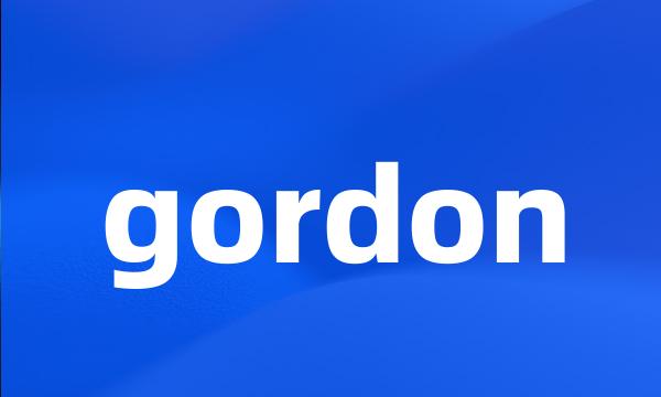 gordon