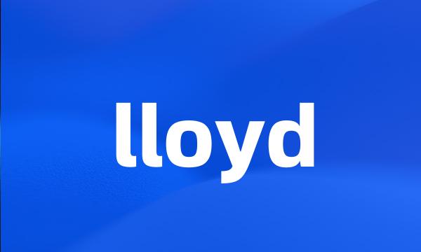 lloyd