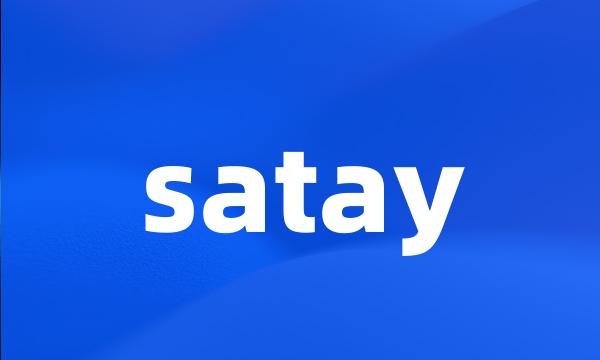 satay