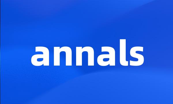 annals