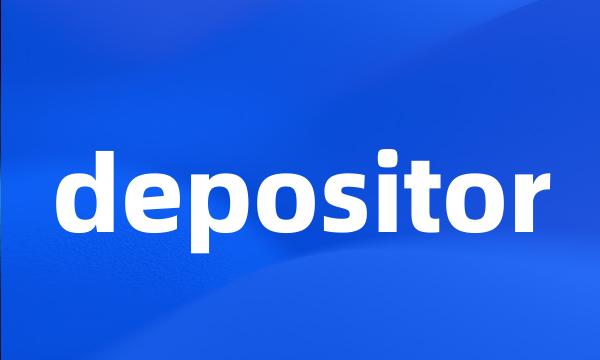 depositor