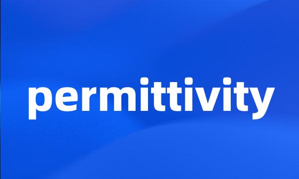 permittivity