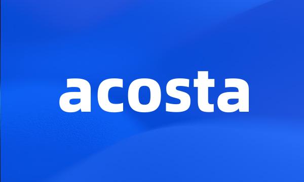 acosta