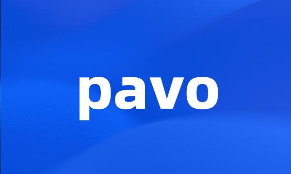 pavo