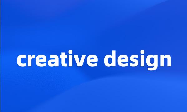 creative design