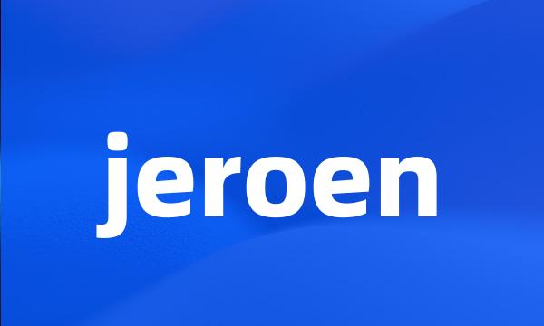 jeroen