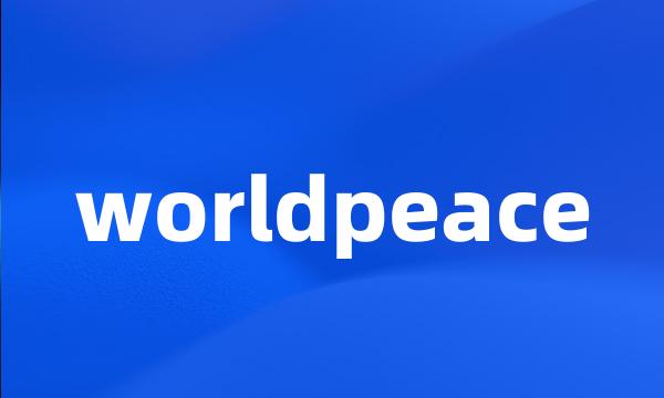 worldpeace