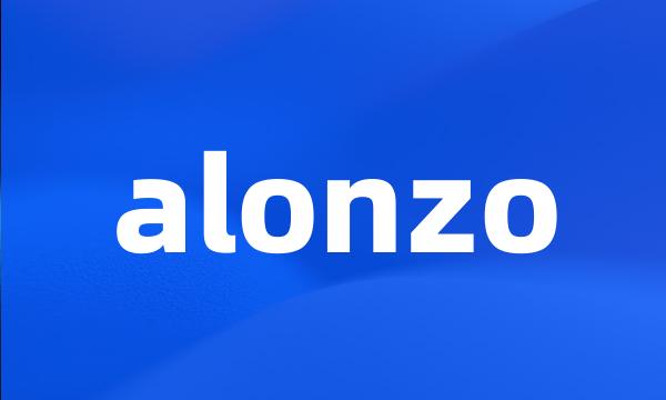 alonzo