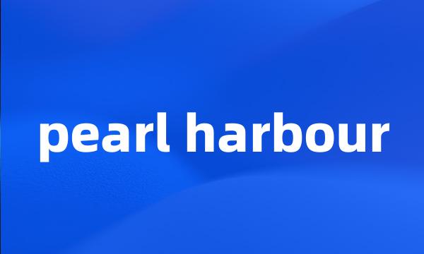 pearl harbour