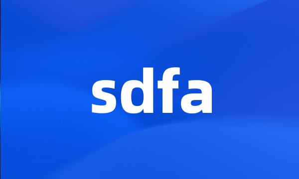 sdfa