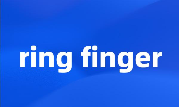 ring finger