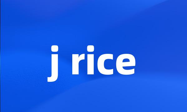 j rice