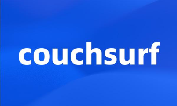 couchsurf