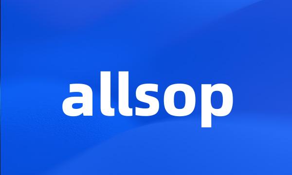 allsop