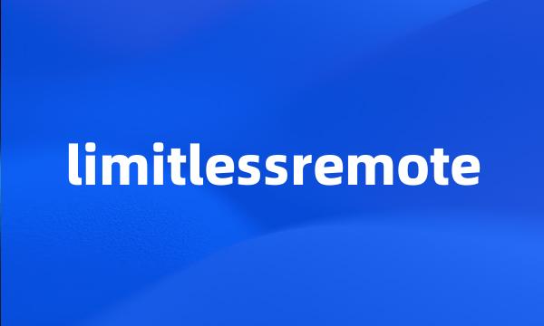 limitlessremote