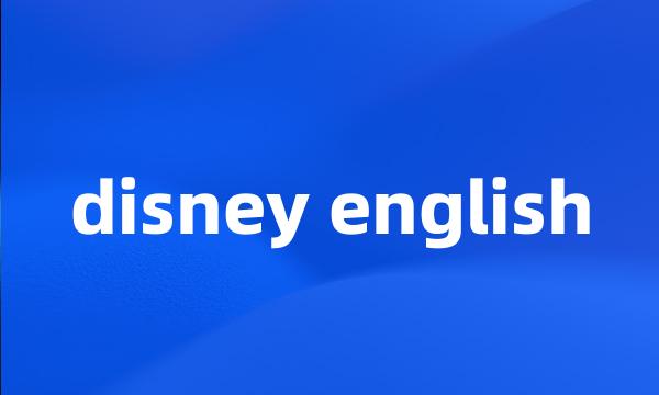 disney english