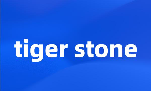 tiger stone