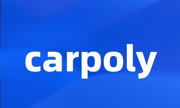 carpoly