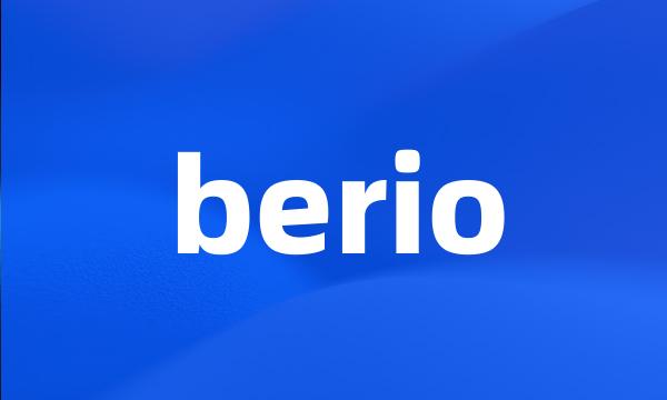 berio