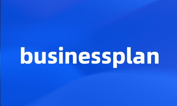 businessplan