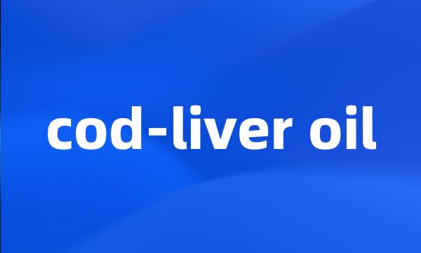 cod-liver oil