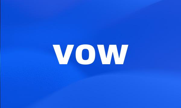 vow