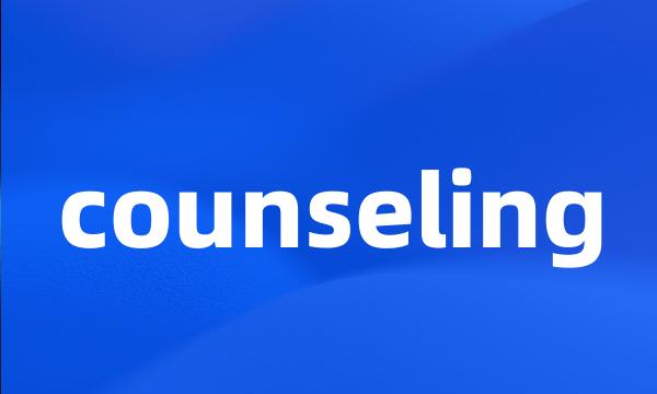 counseling