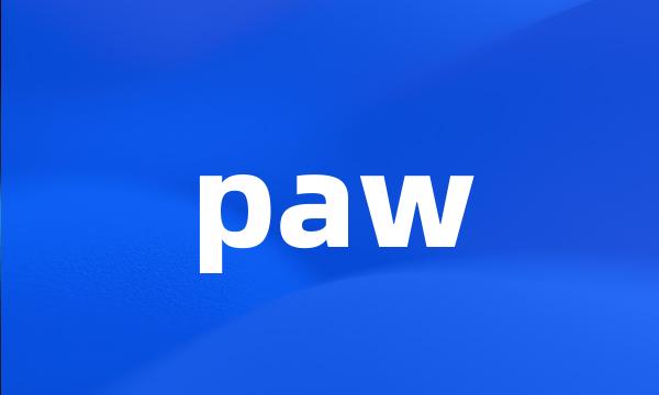 paw