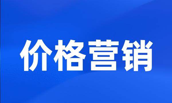 价格营销