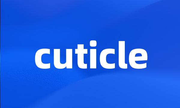 cuticle