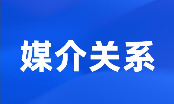 媒介关系