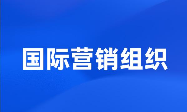 国际营销组织